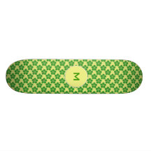 Lucky Five Leaf Clovers Skate Boards