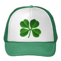 Lucky Four Leaf Clover Hats