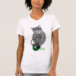 "Lucky Girl" kitty cami T Shirts