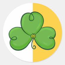 Lucky Green Clover - sticker
