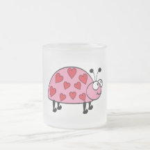 Lucky Heart Bug Tshirts and Gifts Mugs
