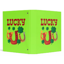 Lucky Horseshoes Binders