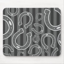 Lucky Horseshoes Mousepads