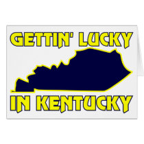 Lucky in Kentucky Card