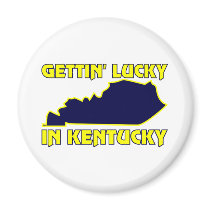 Lucky in Kentucky Magnet