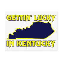 Lucky in Kentucky Postcard