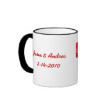 Lucky In Love Custom mugs