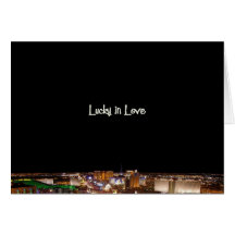 Lucky in Love Las Vegas Card