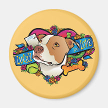 Lucky in Love Magnets