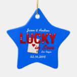 Lucky In Love Personalized Ornament