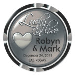 Lucky in Love Vegas Newlyweds Casino Chip