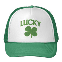 Lucky Irish Shamrock Trucker Hat