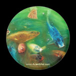 Lucky Koi Pond: www.AriesArtist.com magnets