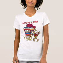 Lucky Lady Gambling Slot Machines Shirt
