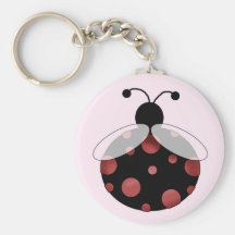 Lucky Ladybug T-shirts and Gifts Keychain