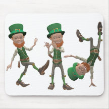 lucky leprechaun mouse pad