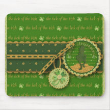 Lucky Leprechaun Mousepad