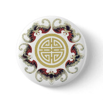 Lucky Longevity Chinese Charm