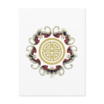 Lucky Longevity Chinese Charm