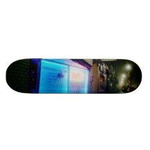 Lucky Nails - Cool Blue in the Night Custom Skateboard