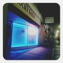 Lucky Nails - Cool Blue in the Night Stickers