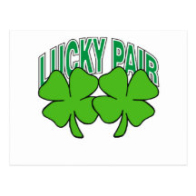 Lucky Pair Naughty Women's Postcard