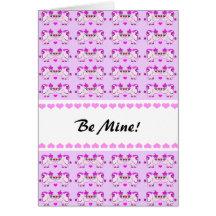 Lucky Pinkie Valentine's Day Greeting Card