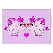 Lucky Pinkie Valentine's Day Greeting Card