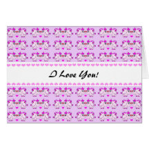 Lucky Pinkie Valentine's Day Note Card
