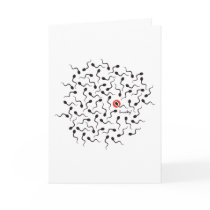 Lucky Pregnancy Thingy Greeting Card