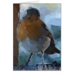 Lucky Robin Redbreast Greeting Card