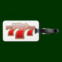 Lucky Sevens - Slot Machine Jackpot luggage tags