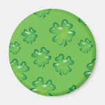 lucky shamrock Irish four-leaf clover St. Patrick Magnet