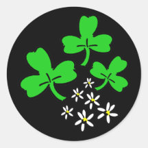 Lucky Shamrocks Sticker