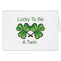 Lucky To Be A Twin Cards