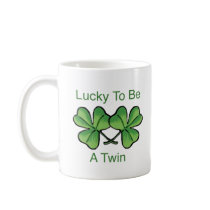 Lucky To Be A Twin Mug