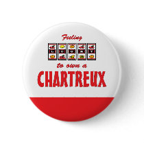 Lucky to Own a Chartreux Fun Cat Design Pinback Buttons