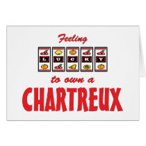 Lucky to Own a Chartreux Fun Cat Design Cards