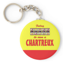 Lucky to Own a Chartreux Fun Cat Design Keychain