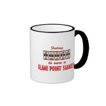 Lucky to Own a Flame Point Siamese Fun Cat Design Coffee Mugs
