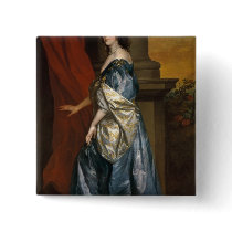 Lucy Percy, Countess of Carlisle  c.1637 Pinback Button