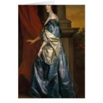 Lucy Percy, Countess of Carlisle  c.1637 Greeting Card