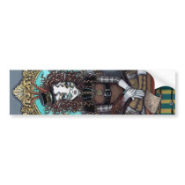 "Lucy" Steam Punk Fairy Art Sticker Bumper Stickers