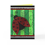 Lucy the Ladybug - greeting card / party invite