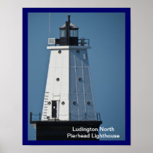 Ludington Lighthouse Poster