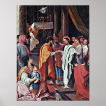 Ludovico Carracci - marriage of Mary Print