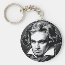 Ludwig van Beethoven Keychain