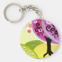 Lueur rose porte-clefs