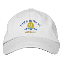 Luffers Sunset_Luff is in the air Acapulco Embroidered Baseball Cap