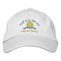 Luffers Sunset_Luff is in the air Laguna Beach Baseball Cap